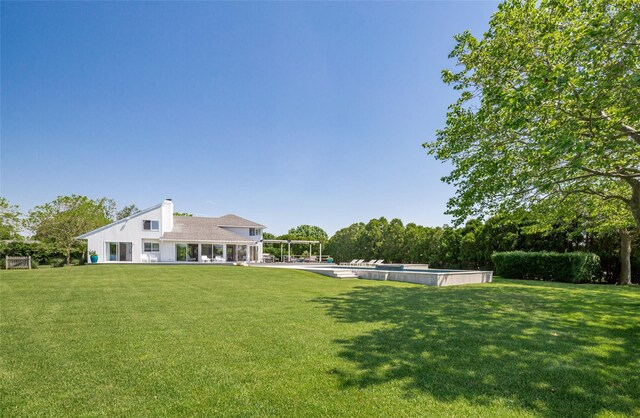 20 Winding Way, Water Mill, NY 11976 - view of yard with a pergola