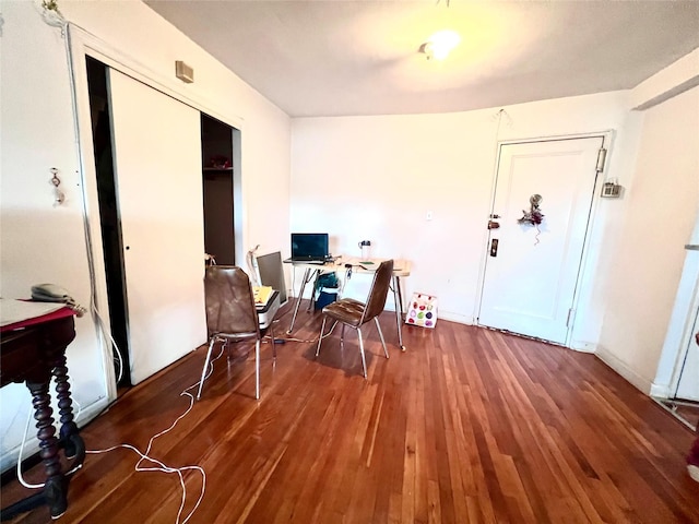 2090 Barnes Ave Unit 2H, Bronx, NY 10462 - home office featuring wood-type flooring