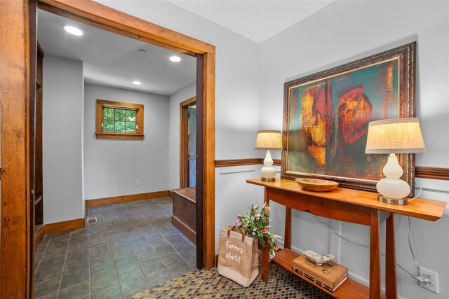 5 Shingle House Rd, Millwood, NY 10546 - hallway with recessed lighting and baseboards