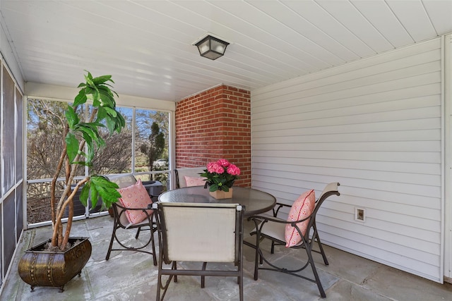 view of patio / terrace with outdoor dining space