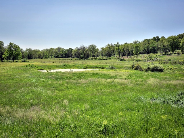 view of landscape with a rural view