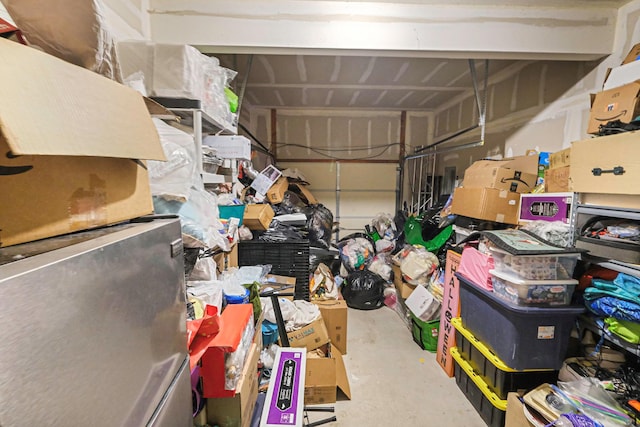 storage room featuring a garage