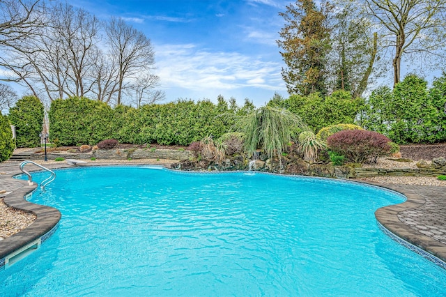 view of pool