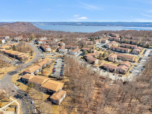 drone / aerial view featuring a residential view