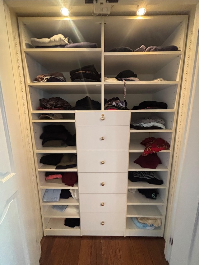 view of closet