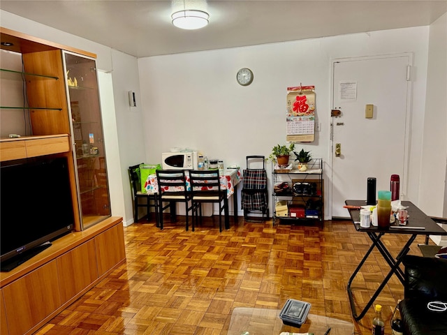 view of dining area