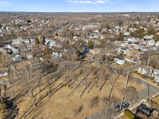 drone / aerial view featuring a residential view