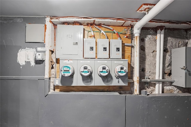 utilities with electric panel