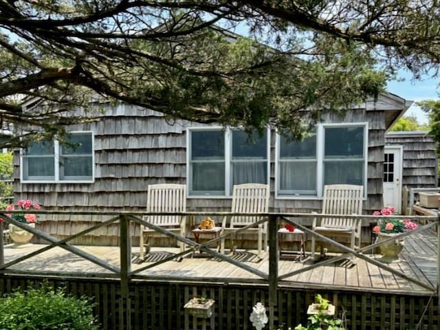 103 Greene Walk, Cherry Grove, NY 11782 - view of wooden terrace