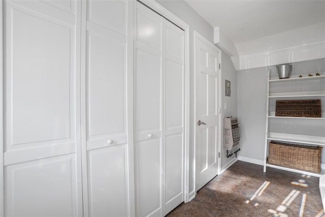 closet featuring heating unit