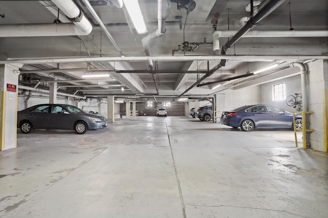 view of parking deck