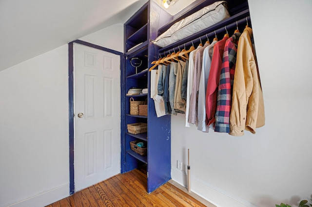 view of closet