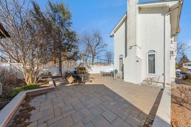 view of patio / terrace featuring a fenced backyard