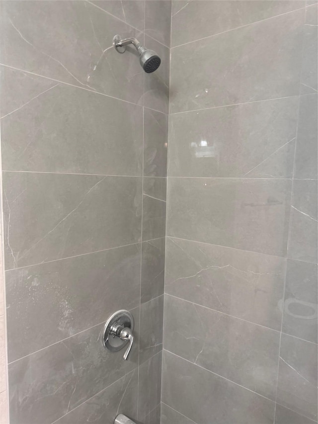 room details featuring tiled shower