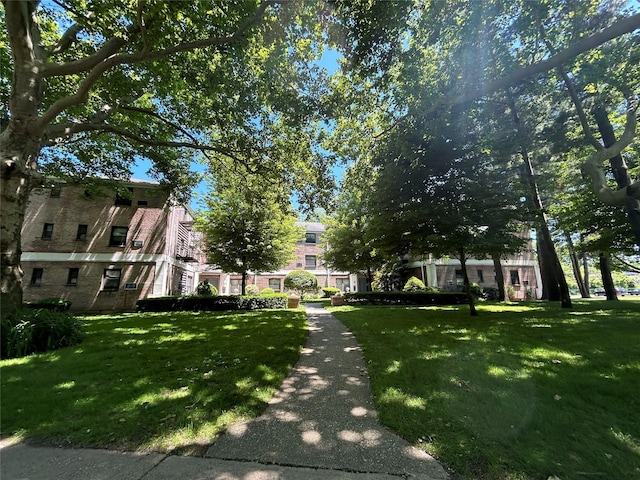 exterior space featuring a yard