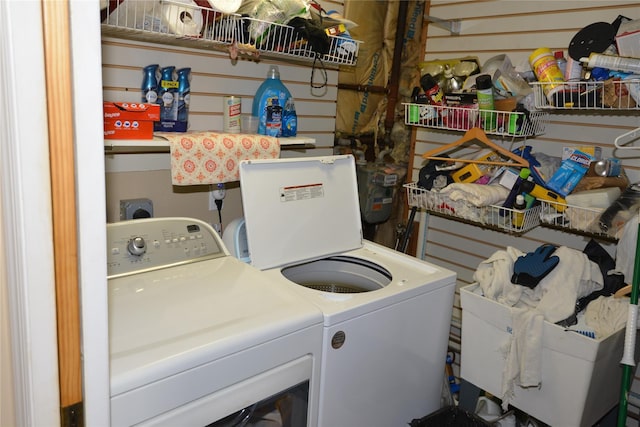 laundry room featuring laundry area and washer and clothes dryer