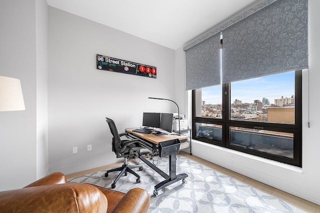 550 Vanderbilt Ave Unit 725, Brooklyn, NY 11238 - home office featuring baseboards