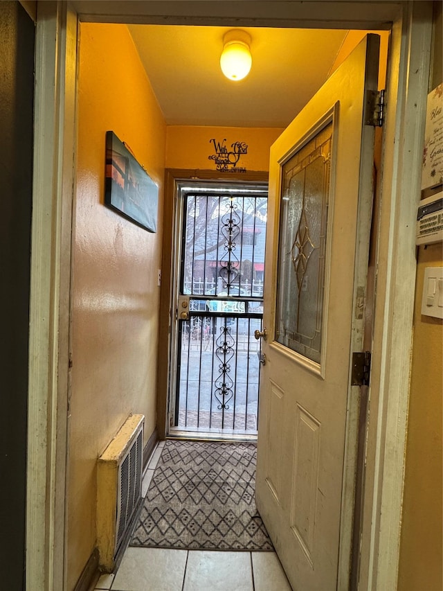 entryway with visible vents