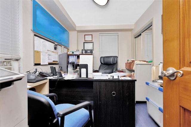 view of office area