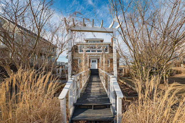 view of front of house