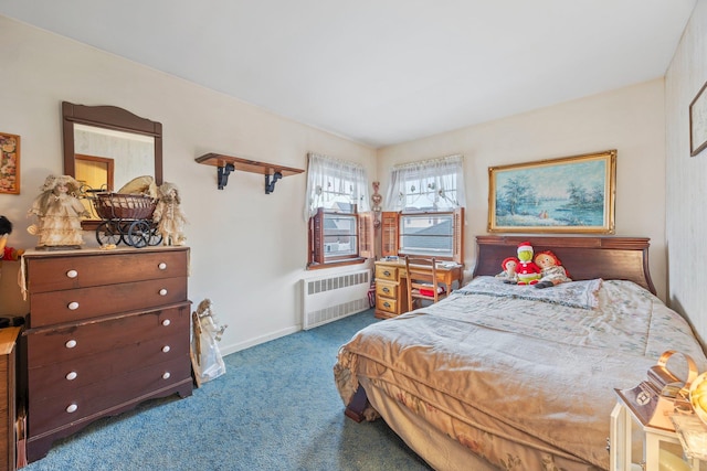 15744 97th St, Howard Beach, NY 11414 - carpeted bedroom with radiator and baseboards