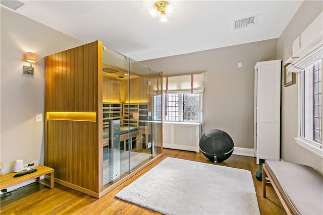 31 Old Army Rd, Scarsdale, NY 10583 - interior space featuring visible vents, wood finished floors, and a healthy amount of sunlight