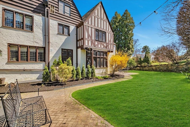 31 Old Army Rd, Scarsdale, NY 10583 - exterior space featuring a yard and stucco siding