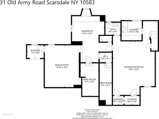 31 Old Army Rd, Scarsdale, NY 10583 - floor plan