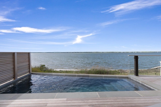 686 Dune Rd, Westhampton Dunes, NY 11978 - view of pool featuring a water view