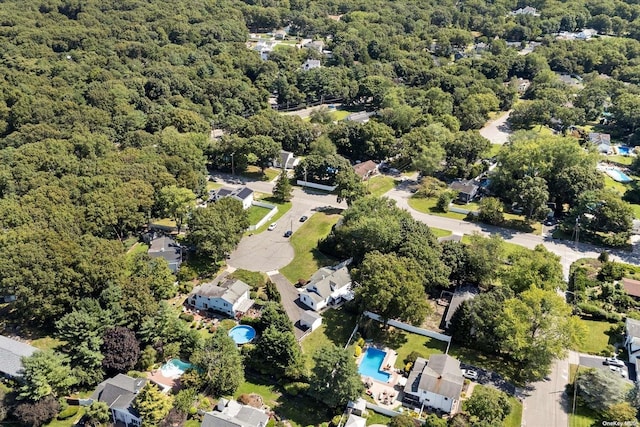 birds eye view of property featuring a residential view