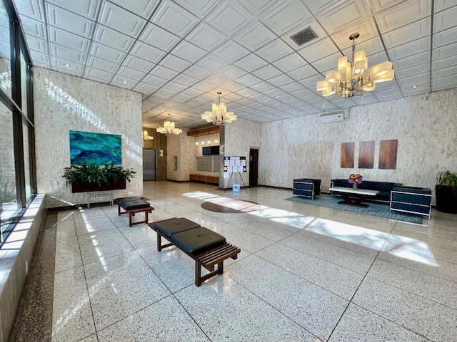 lobby with visible vents