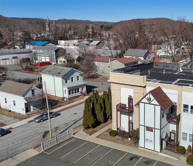 bird's eye view featuring a residential view