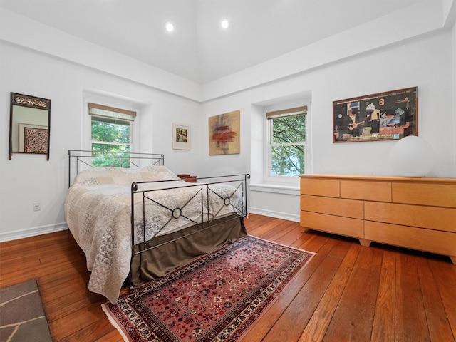 1 Finnegan Ln, Montebello, NY 10901 - bedroom with hardwood / wood-style floors and recessed lighting