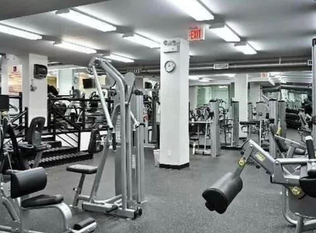 view of workout area