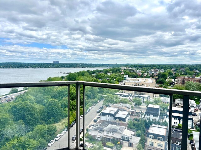 18-15 215th Unit 15R, Bayside, NY 11360 - balcony with a water view