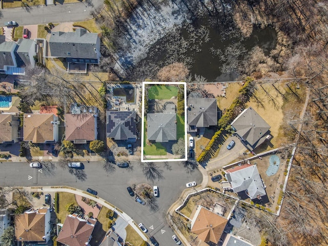 bird's eye view featuring a residential view