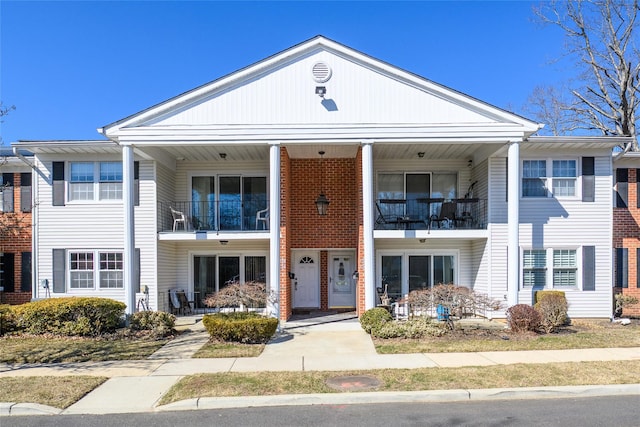 multi unit property with covered porch