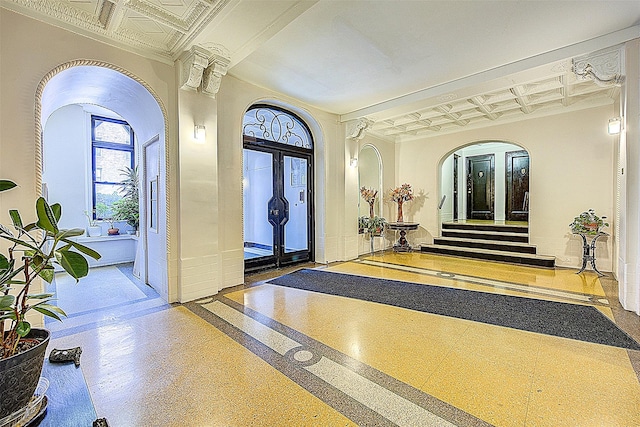 interior space with stairway