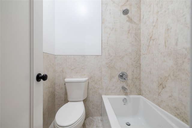 29 Calvert Dr Unit 114, Monsey, NY 10952 - bathroom with toilet and tile walls