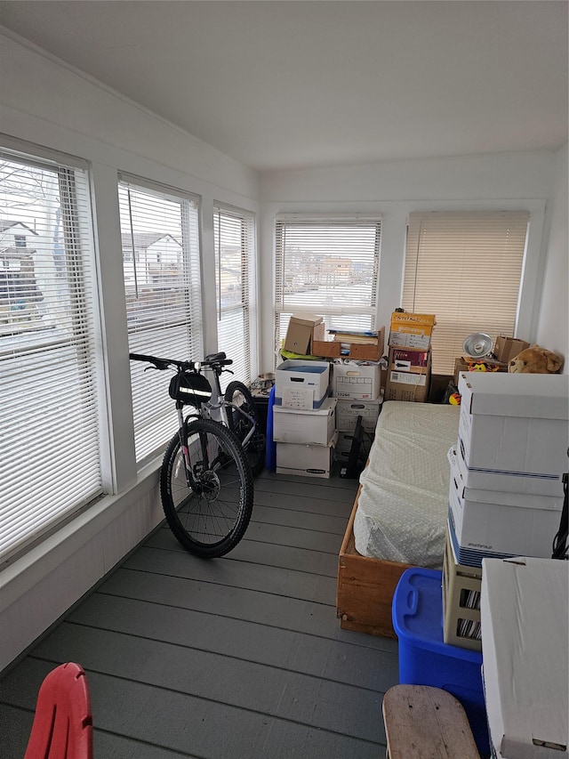 sunroom / solarium with a wealth of natural light