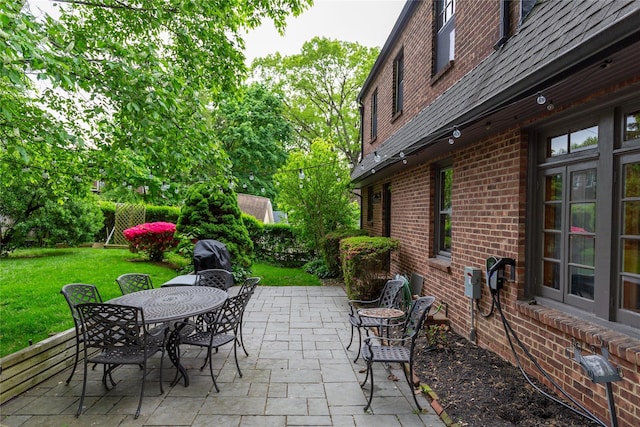 view of patio / terrace with outdoor dining area