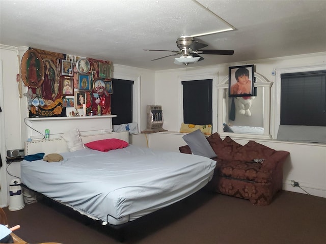15 Roberts St, Middletown, NY 10940 - bedroom featuring heating unit and ceiling fan