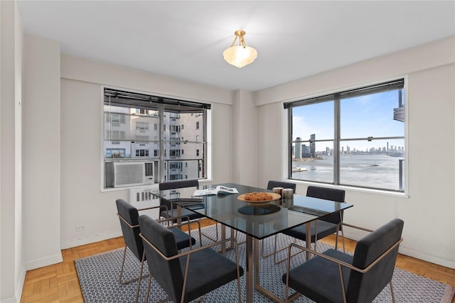 dining area with baseboards