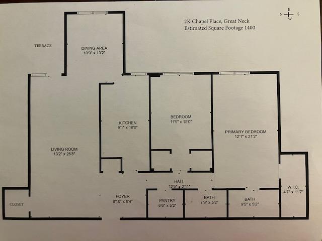 20 Chapel Pl Unit 2K, Great Neck, NY 11021 - view of floor plan / room layout