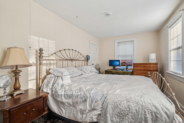 bedroom with baseboards