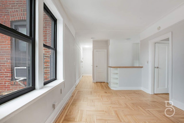 37-16 83rd St Unit 4E, Jackson Heights, NY 11372 - hallway with baseboards