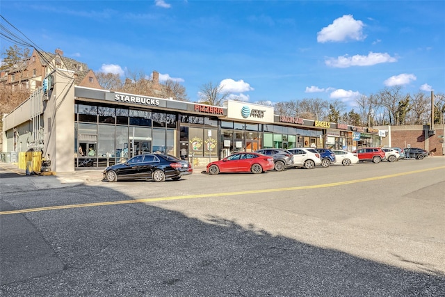 view of vehicle parking