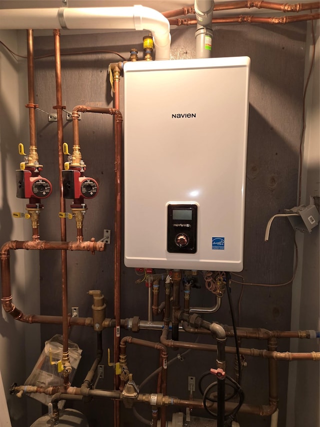 utilities with tankless water heater