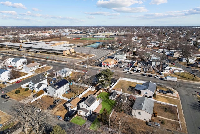 bird's eye view featuring a residential view