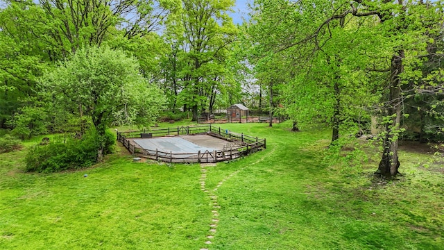 25 Moseman Ave, Katonah, NY 10536 - view of yard with an outdoor riding arena